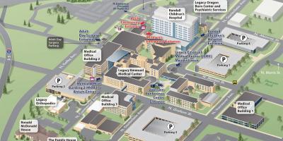 Legacy Emanuel hospital mapa
