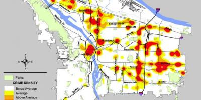Portland mapa del delito