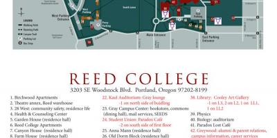 Mapa de reed College